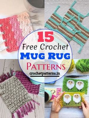 15 Free Crochet Mug Rug Patterns