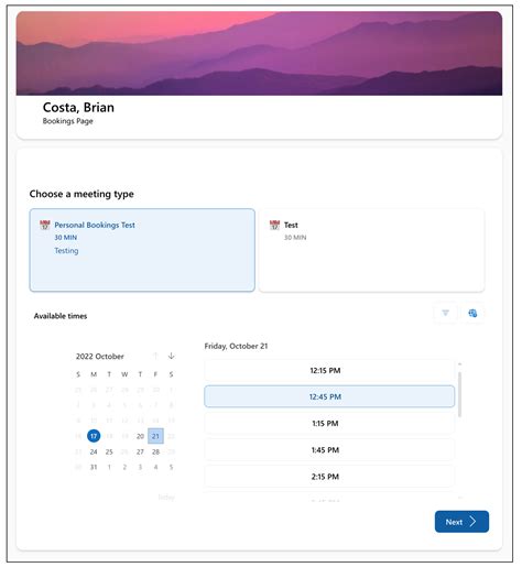Bookings with Me | Technology Services
