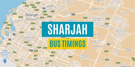 Sharjah Bus Timings November Easy Timetables