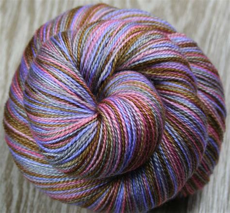 Memory Superfine Merino Silk Lace Yarn Hand Dyed Lace Weight Yarn