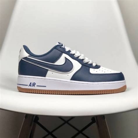 Jual Sepatu Nike Air Force 1 Low College Pack Midnight Navy White Gum