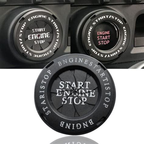 Car Push Start Button Cover Spin Engine Start Stop Button Cover