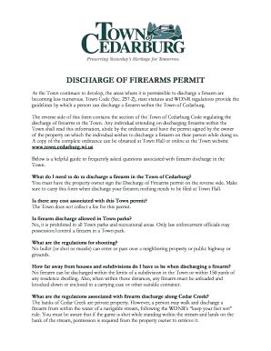 Fillable Online Introduction Town Of Cedarburg Fax Email Print