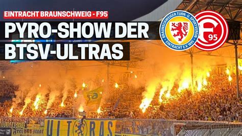 Eintracht Braunschweig Pyro Show Zu Hause Gegen Fortuna D Sseldorf