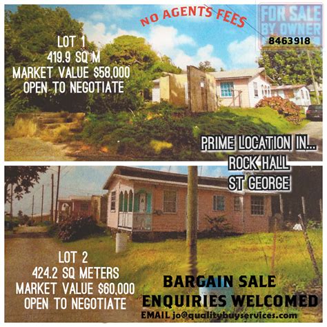 Lot 1 Rock Hall Saint George Bedrooms Land For Sale At Barbados