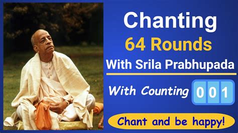 Srila Prabhupada Chanting Japa 64 Rounds Prabhupada Japa Video With