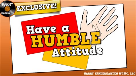 Have A Humble Attitude Song For Kids About Humility Being Correctable