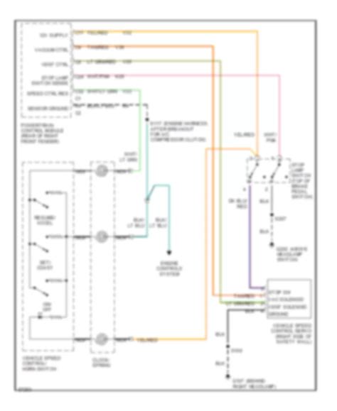 Электросхемы СИСТЕМА КРУИЗКОНТРОЛЯ Dodge Ram Van B3500 1997 Wiring Diagrams For Cars