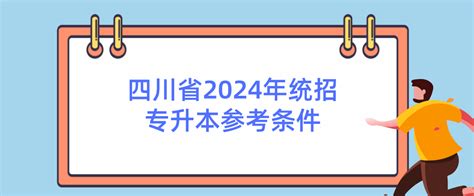 四川省2024年统招专升本参考条件四川专升本报名条件 四川统招专升本网