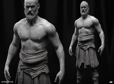 Artstation Baldur Chris Gillett God Of War Character Design War Art