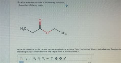 Draw The Resonance Structure Of The Following Substance