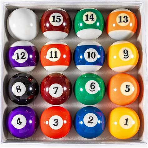 Ydds Billiard Balls Set 2 14 Regulation Size Pool Table Balls For