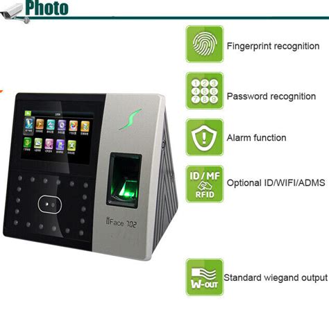 Zkteco Iface702 Biometric Fingerprint Time Attendance Access Control W