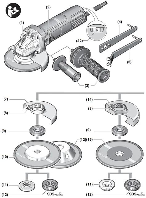 Bosch Gws S Professional Angle Grinder Instruction Manual