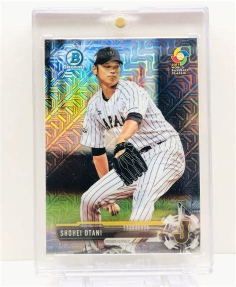 Yahoo オークション 大谷翔平 2017 Bowman Chrome Mega Box Mojo Ref