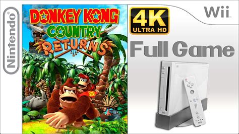 Donkey Kong Country Returns Full Game Walkthrough Longplay 4K60ᶠᵖˢ