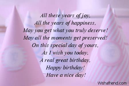 Inspirational Birthday Poems