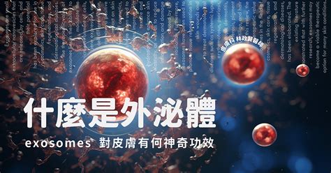 什麼是外泌體exosomes？對皮膚有何神奇功效？皮膚科林政賢醫師幫你破解真相！