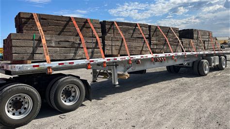 First Flatbed Load And Already TARPING Lumber YouTube