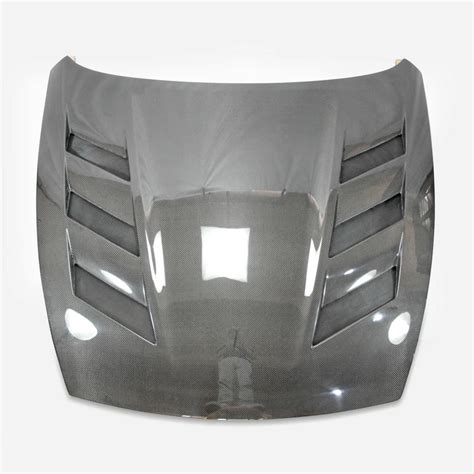 For 09 Onwards 370z Z34 Ams Style Carbon Fiber Vented Hood Buy Carbon