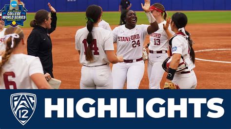 Washington Vs Stanford 2023 Womens College World Series Highlights