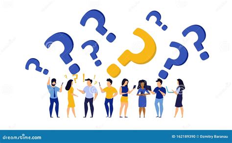 Person Question Icon Work Vector People Illustration Concept Business