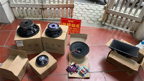 Loa Bass 30 RCF 25 Merry Treble 750 JBL phân tần loa giao buôn rất