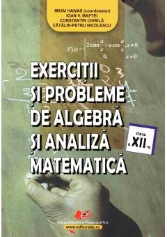 Matematica M Clasa A Xii A Culegere De Exercitii Si Probleme