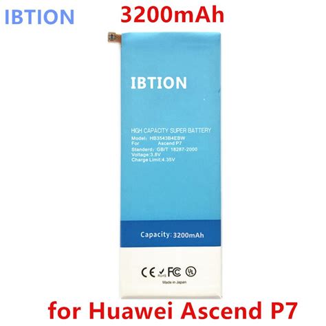 Ibtion Mah Hb B Ebw Battery For Huawei Ascend P P L L L