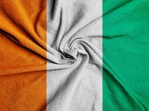 Premium Photo Fabric Flag Of The Cote D Ivoire National Flag Of The