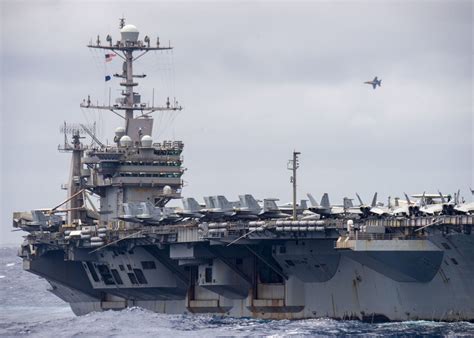 U.S. Navy aircraft carrier USS Harry S. Truman returns from deployment