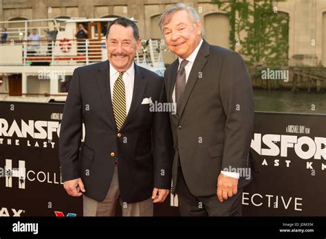 CHICAGO, IL - JUNE 20: Voice actors Peter Cullen and Frank Welker at the U.S. Premiere of ...