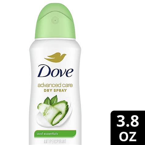 Dove Advanced Care Go Fresh Cool Essentials Dry Spray 48h Antiperspirant 38 Oz