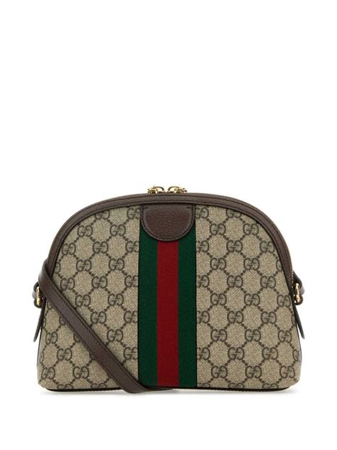 Gucci Small Ophidia Gg Shoulder Bag Neutrals Farfetch