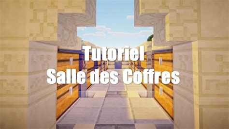 Tutoriel Salle des Coffres Décoration Minecraft YouTube