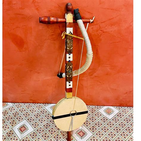 Traditional Moroccan Musical Instrument Ribab Handmade Musical