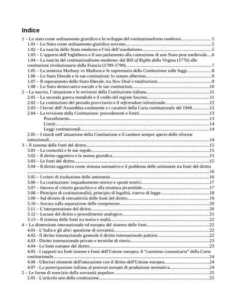 Riassunto Lezioni Di Diritto Costituzionale Vivente Appunti Di