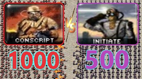 Conscripts Vs Initiates Same Cost Red Alert Youtube