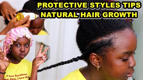 10 Tips For Protective Styles For Natural Hair Growth Length Retention Discoveringnatural