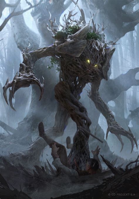 Angry Treant Anton Nazarenko The Witcher Witcher