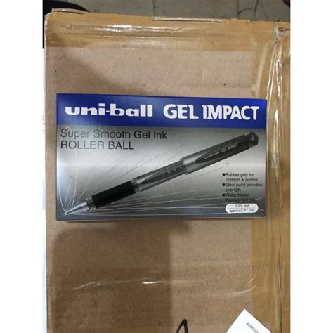 Jual Terlaris Uni Ball Signo Impact Broad Um Gel Pen Pulpen Gel