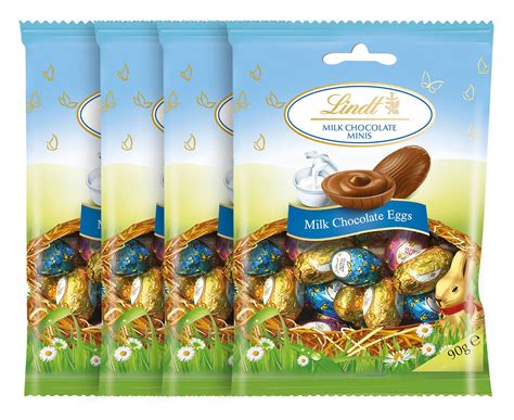 X Lindt Solid Mini Milk Chocolate Eggs G Catch Au