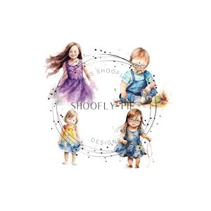 Kids With Down Syndrome Clipart Digital Designs PNG Scrapbooking Junk ...