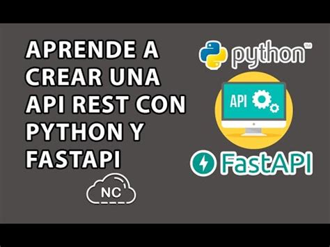 Como Crear Una Api Rest Con Python Y Fastapi Youtube