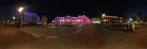 Casa Rosada - Night View 360 Panorama | 360Cities