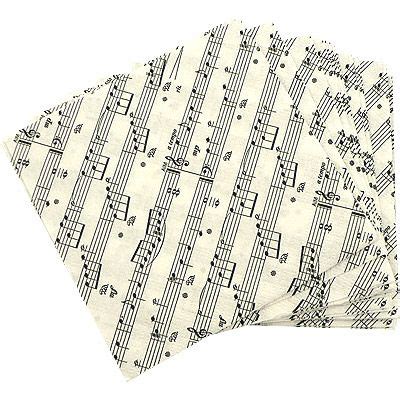 Napkins Music Themed Parties Music Party Music Note Party Decorations