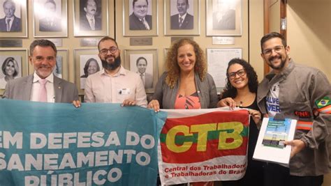 PCdoB Reitera Luta Pela Frente Parlamentar Em Defesa Do Saneamento