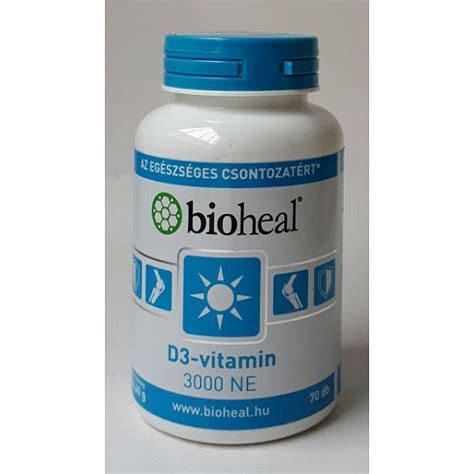 Bioheal D3 Vit 3000ne Lágy Kapszula 70x