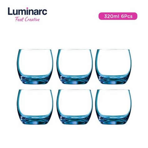 Jual Luminarc Gelas Tumbler Salto Ice Blue Biru Ml Pcs J