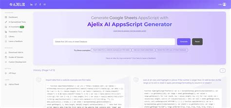 Google Apps Write Code Google Apps Script Generator Ajelix